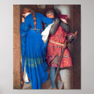 Affiche La réunion Turret Stairs Peinture Frederic Burton