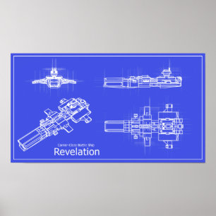 Affiche La révélation de galaxie Blueprints l'affiche