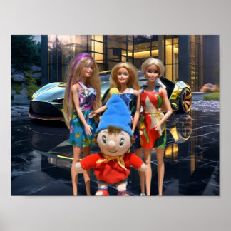 Affiche La richesse et la célébrité sont attirantes.