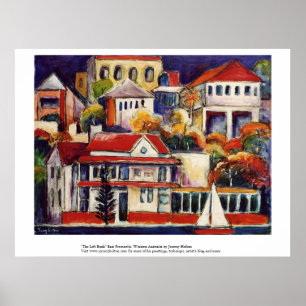 Affiche "La Rive Gauche" East Fremantle, Australie Occiden