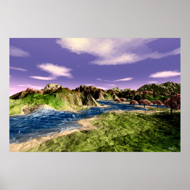 Affiche La rivière (Devant)