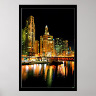 AFFICHE LA RIVIÈRE CHICAGO