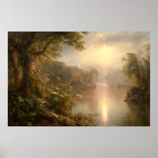 Affiche La rivière de lumière, Frederic Edwin Church  (Devant)