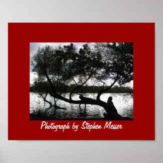 Affiche La rivière James à Silhouette