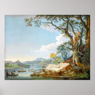 Affiche La rivière Severn à Shrewsbury, Shropshire