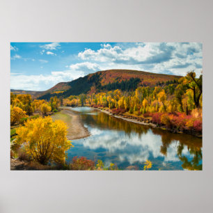 Affiche La Rivière Yampa En Automne