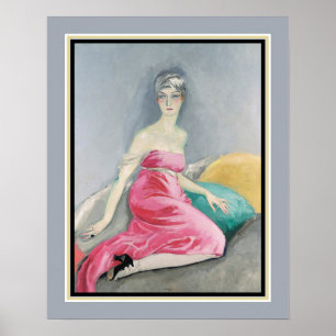 Affiche "La Robe Rose" par Kees van Dongen c.1919