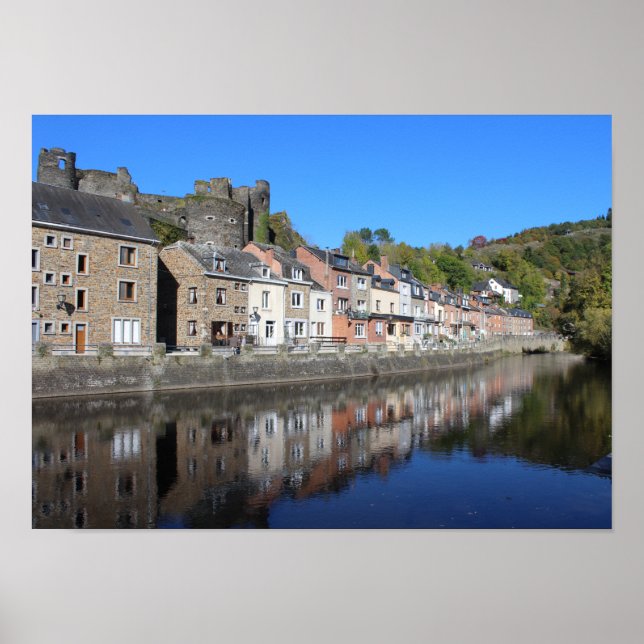 Affiche La Roche en Ardenne View, Belgique (Devant)