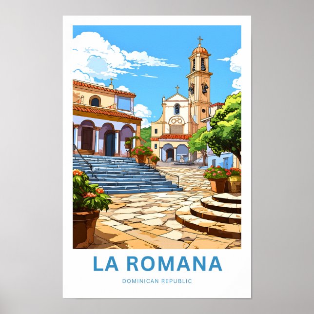Affiche La Romana République Dominicaine Imprimer (Devant)