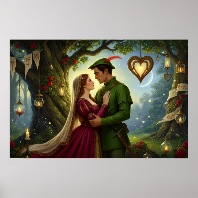 Affiche La Romance Légendaire de la Forêt de Sherwood (Devant)