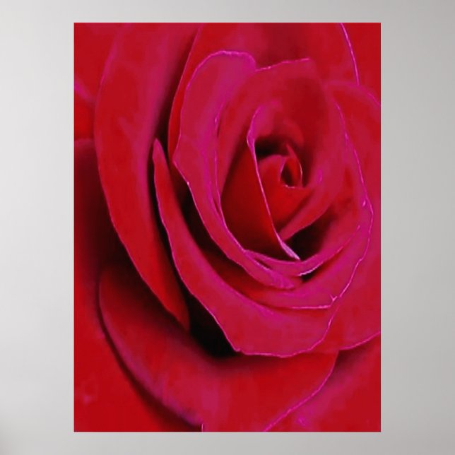 AFFICHE LA ROSE ROUGE                                      (Devant)