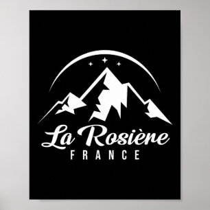 Affiche La Rosière France Station De Ski Ski Snowboard S
