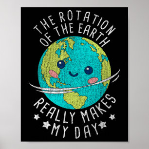 Affiche La Rotation De La Terre Fait Vraiment Mon Jour