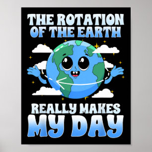 Affiche La Rotation De La Terre Fait Vraiment Mon Jour I S