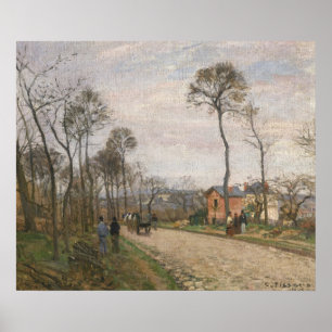 Affiche La route de Louveciennes, 1870