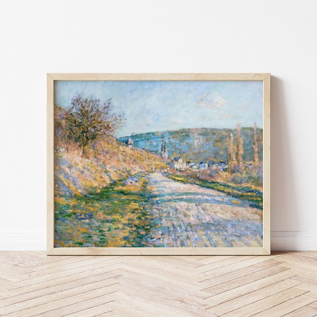 Affiche La route de Vétheuil | Claude Monet (Créateur téléchargé)