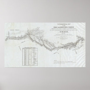 Affiche La route du Missouri vers l'Orégon 4