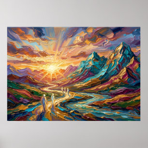 Affiche La Route du Soleil Levant de Renouvellement de l'Â