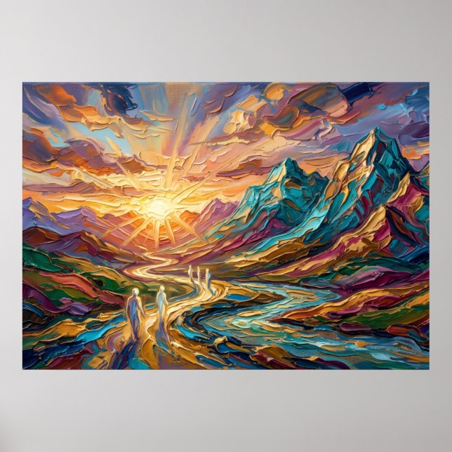 Affiche La Route du Soleil Levant de Renouvellement de l'Â (Devant)