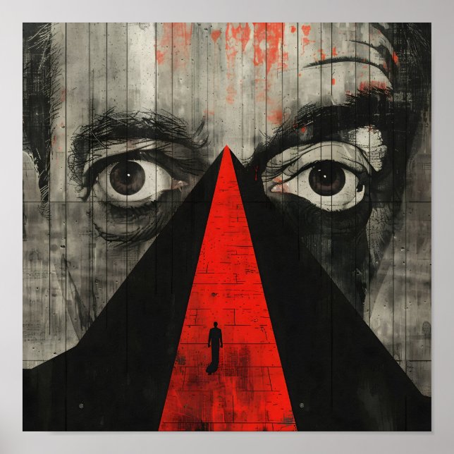 Affiche La route Dystopian (Devant)