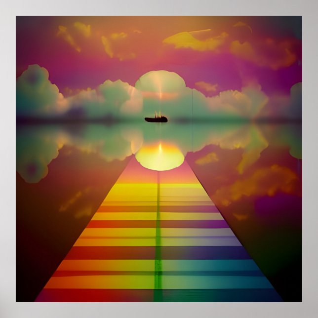 Affiche La route vers la destination inconnue (Devant)