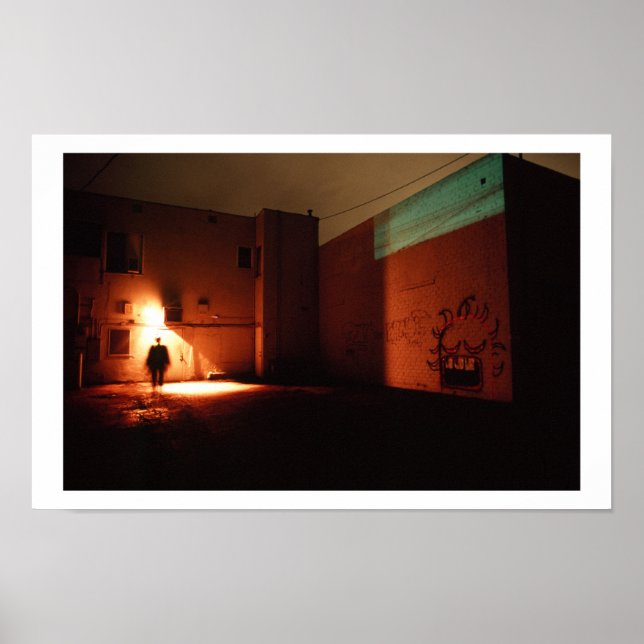 Affiche La ruelle de nuit (Devant)