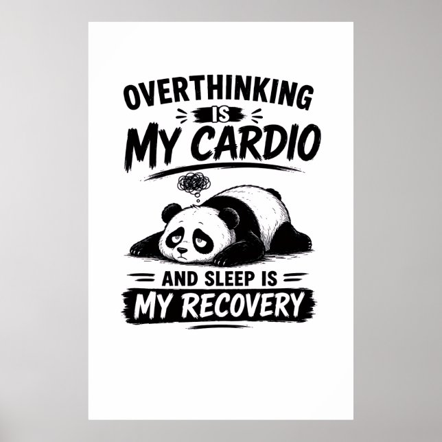 Affiche La rumination est mon cardio (Devant)