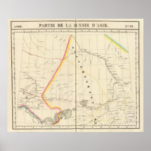 Affiche La Russie asiatique, Asie 22