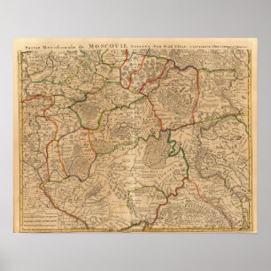 Affiche La Russie et l'Ukraine