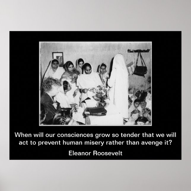 Affiche La sagesse d'Eleanor Roosevelt (Devant)