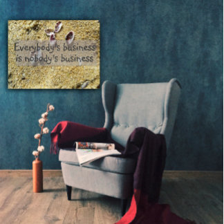 Affiche La sagesse économique de tout le monde en disant a