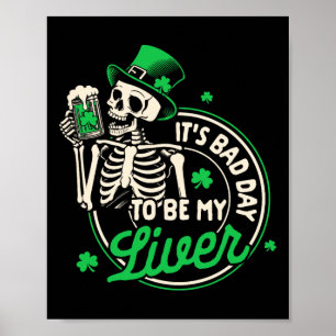 Affiche La Saint-Patrick Bière C'est un jour D pour être 