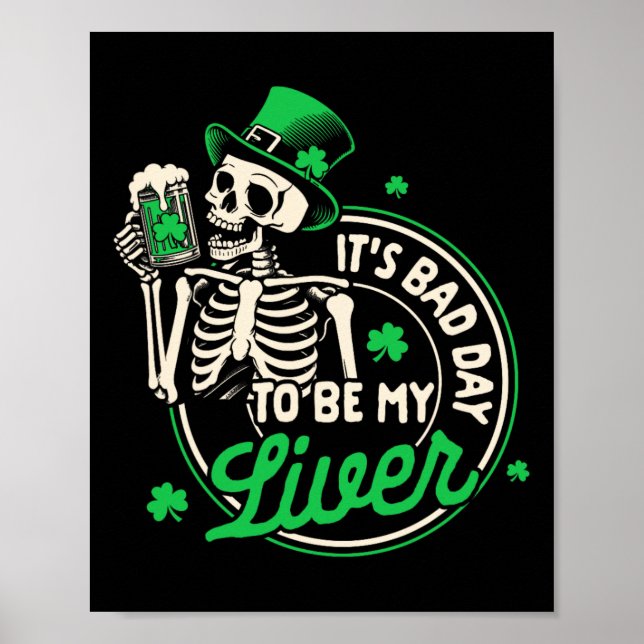 Affiche La Saint-Patrick Bière C'est un jour D pour être  (Devant)