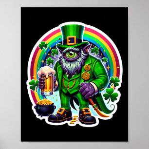 Affiche La Saint-Patrick Bylor du mauvais œil démon irland