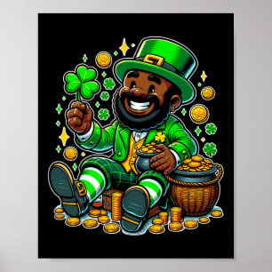 Affiche La Saint Patrick de Leprechaun d'Afrique noire