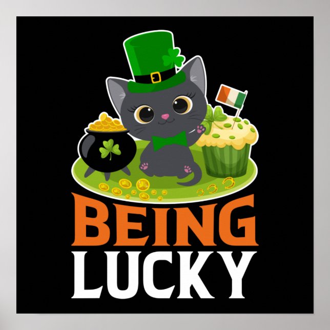 Affiche La Saint-Patrick être chanceux (Devant)