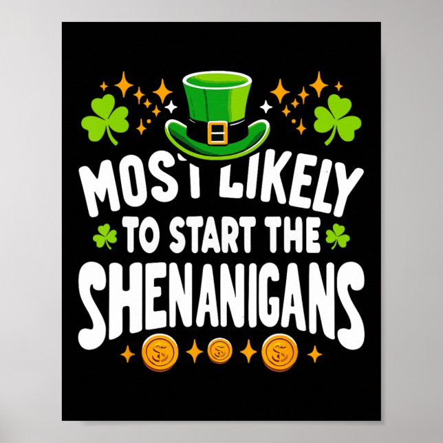 Affiche La Saint-Patrick la plus susceptible de commencer  (Devant)