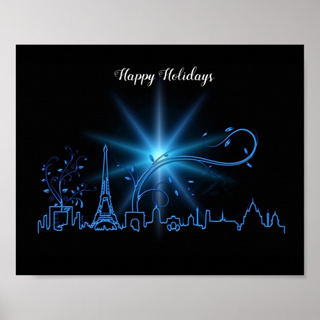 Affiche la Saint-Sylvestre à Paris (Devant)