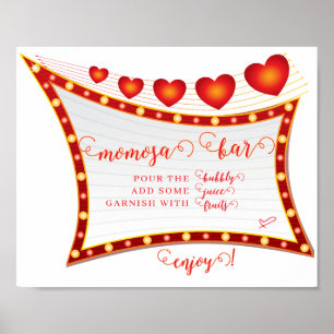 Affiche La Saint-Valentin Secrète de Cupidon Bar à Momosa 