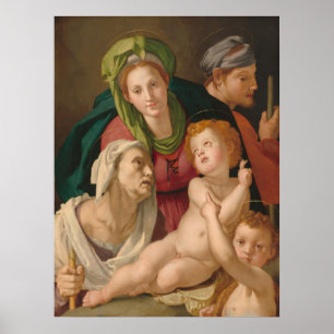 Affiche La Sainte Famille - Agnolo Bronzino Fine Art Affic