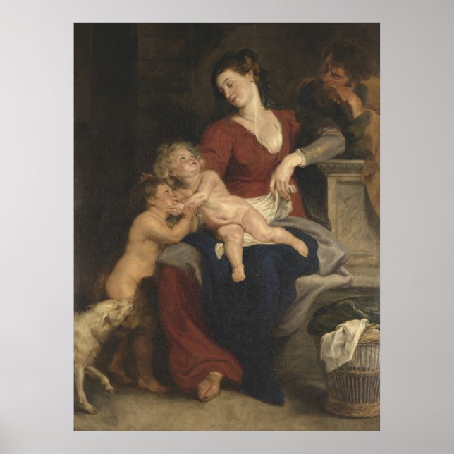 Affiche La Sainte Famille avec le panier (Devant)