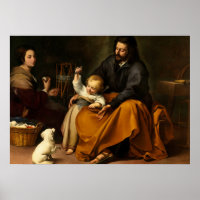La Sainte Famille avec un Petit Oiseau par Murillo