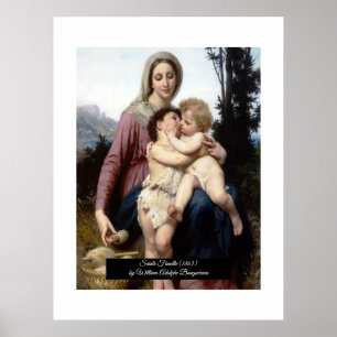 Affiche La Sainte Famille de Bouguereau