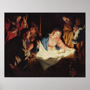 Affiche La Sainte Famille et les Trois Sages