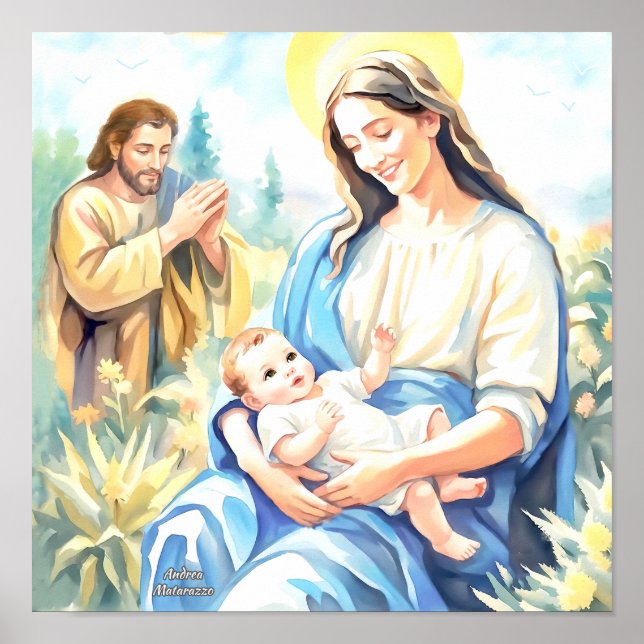 Affiche La Sainte Famille - Nativité (Devant)