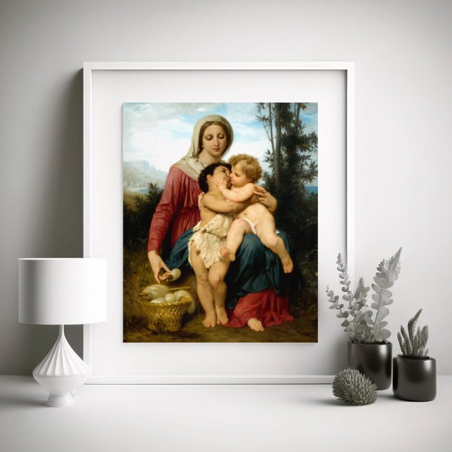 Affiche La Sainte Famille par William Bouguereau (Créateur téléchargé)