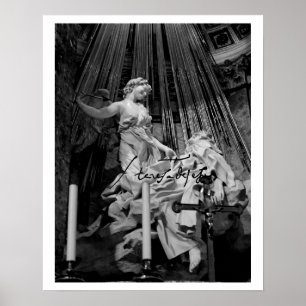 Affiche La Sainte Thérèse d'Avila Bernini