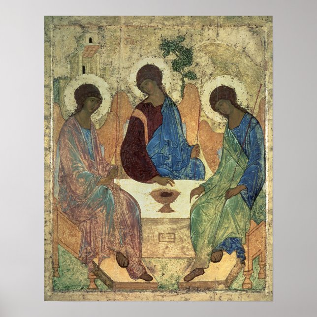 Affiche La Sainte Trinité, années 1420 (Devant)