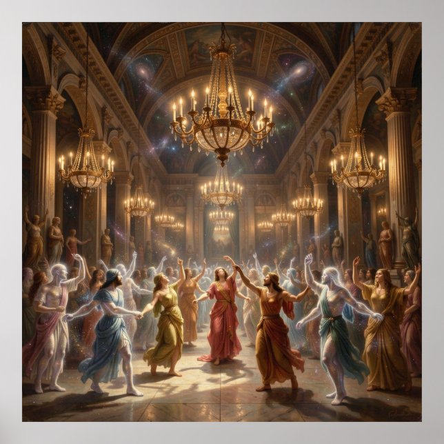 Affiche La Salle de Bal Pélasgienne Céleste (Devant)