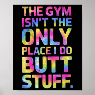 Affiche La Salle De Fitness N'Est Pas Seulement Place Je N